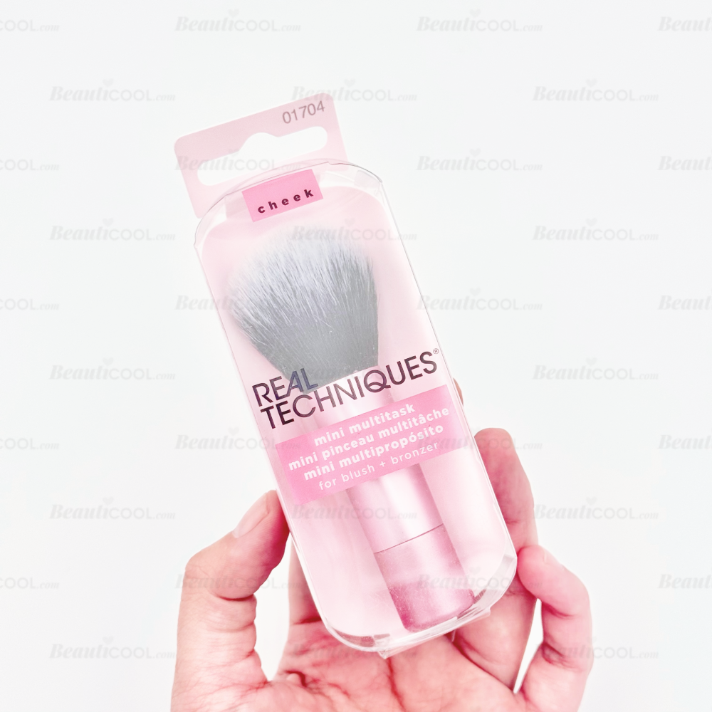 Real Techniques Mini Multitask Brush, Real Techniques Mini Multitask Brush รีวิว , บบลัชออน, บรอนเซอร์, ไฮไลท์ ,แป้ง , แปรง Real Techniques
